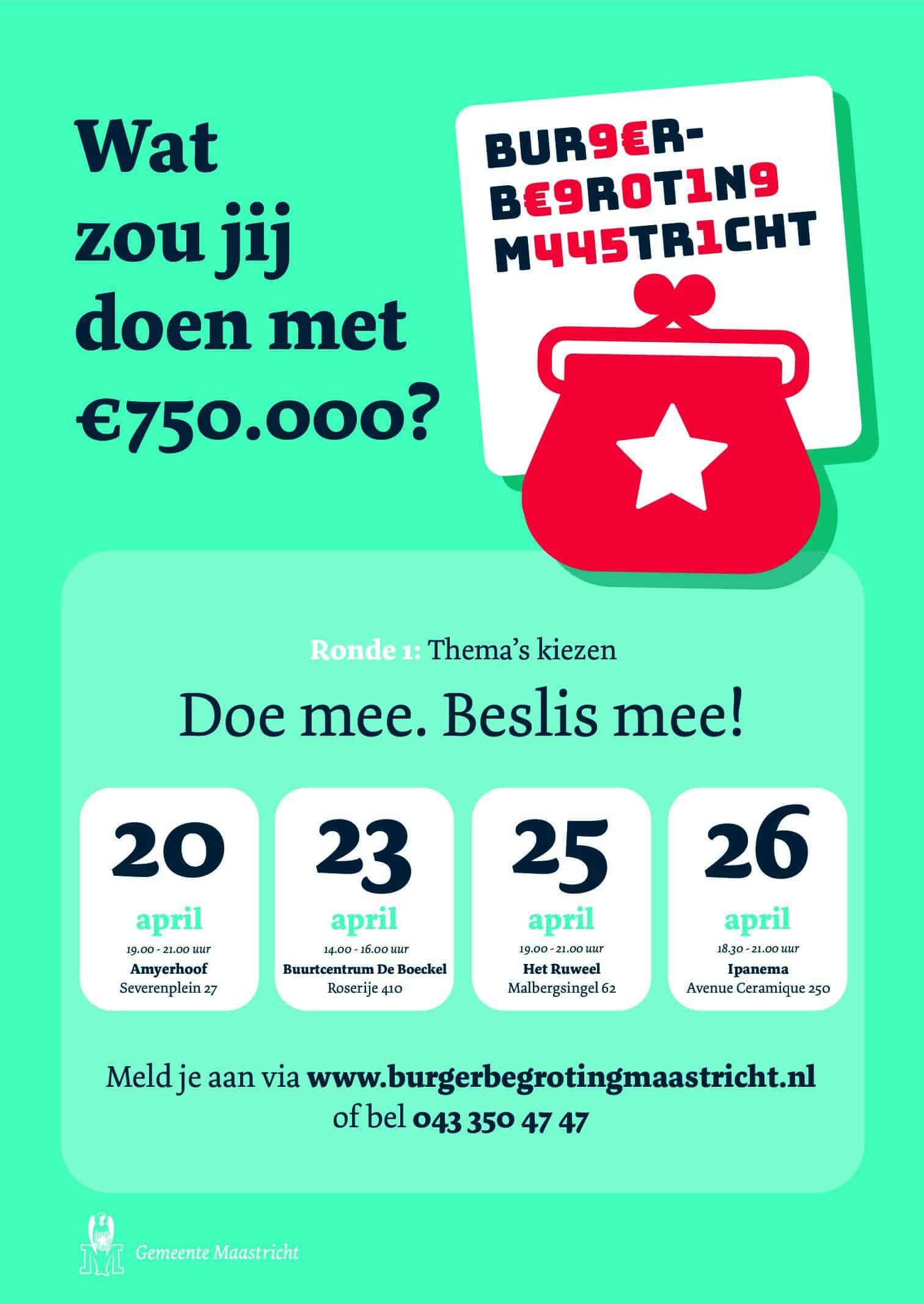 Stem mee voor de Burgerbegroting